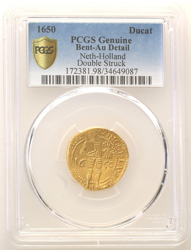 Niderlandy, Holland. Dukat 1650 PCGS AU